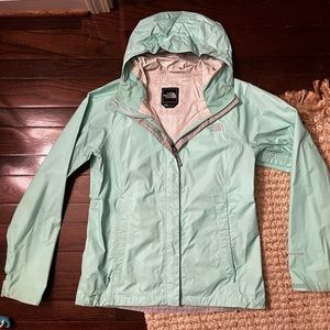 North Face Women’s Rain Coat Jacket Mint M